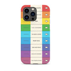 Custom Penguin Book Spines Phone Case - Personalized Hard Phone Case, Dual Layer Shockproof Drop Protection