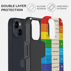 Custom Penguin Book Spines Phone Case - Personalized Hard Phone Case, Dual Layer Shockproof Drop Protection