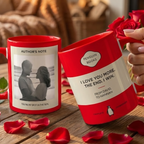 Personalized Photo Penguin Book Accent Two-tone Mug: Custom Classic Penguin Book Two-tone Mug