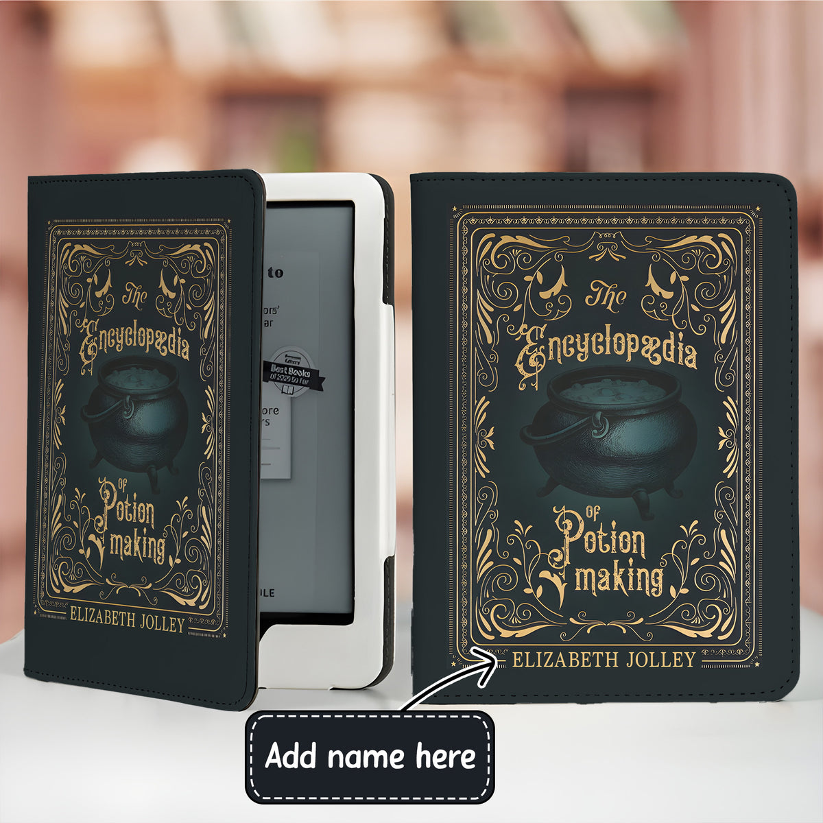 Custom The Encyclopedia of Potion Making Kindle Case - Personalized Kindle Case For Book Lovers