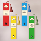 Custom Cover Penguin Book Bookmark For Book Lovers - Custom Acrylic Bookmark With Tassel