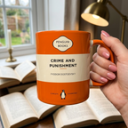 Custom Classic Penguin Book Accent Two-tone Mug - Personalized Two-tone Mug