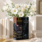 H. P. Lovecraft Classic Book Spines Art Ceramic Book Vase - Horror Book Spines Bookish Decor - Unique Gift for Book Lovers