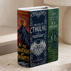 H. P. Lovecraft Classic Book Spines Art Ceramic Book Vase - Horror Book Spines Bookish Decor - Unique Gift for Book Lovers