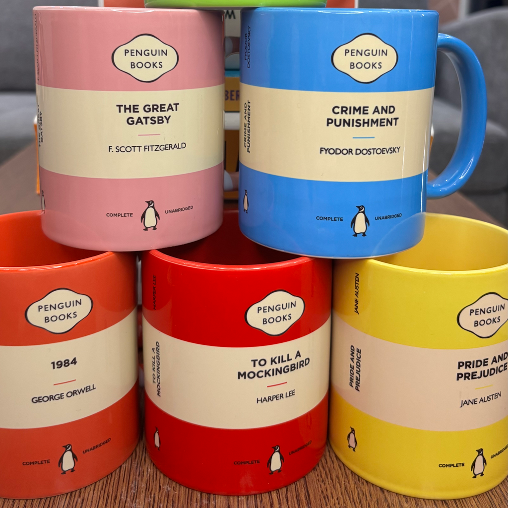 Custom Classic Penguin Book Accent Two-tone Mug - Personalized Two-tone Mug