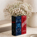 Vampire Classic Book Spines Art Ceramic Book Vase - Horror Book Spines Bookish Decor - Unique Gift for Book Lovers