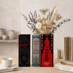 Vampire Classic Book Spines Art Ceramic Book Vase - Horror Book Spines Bookish Decor - Unique Gift for Book Lovers