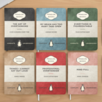 Funny Sarcastic Penguin Journal - Personalized Leather Journal