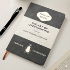 Funny Sarcastic Penguin Journal - Personalized Leather Journal