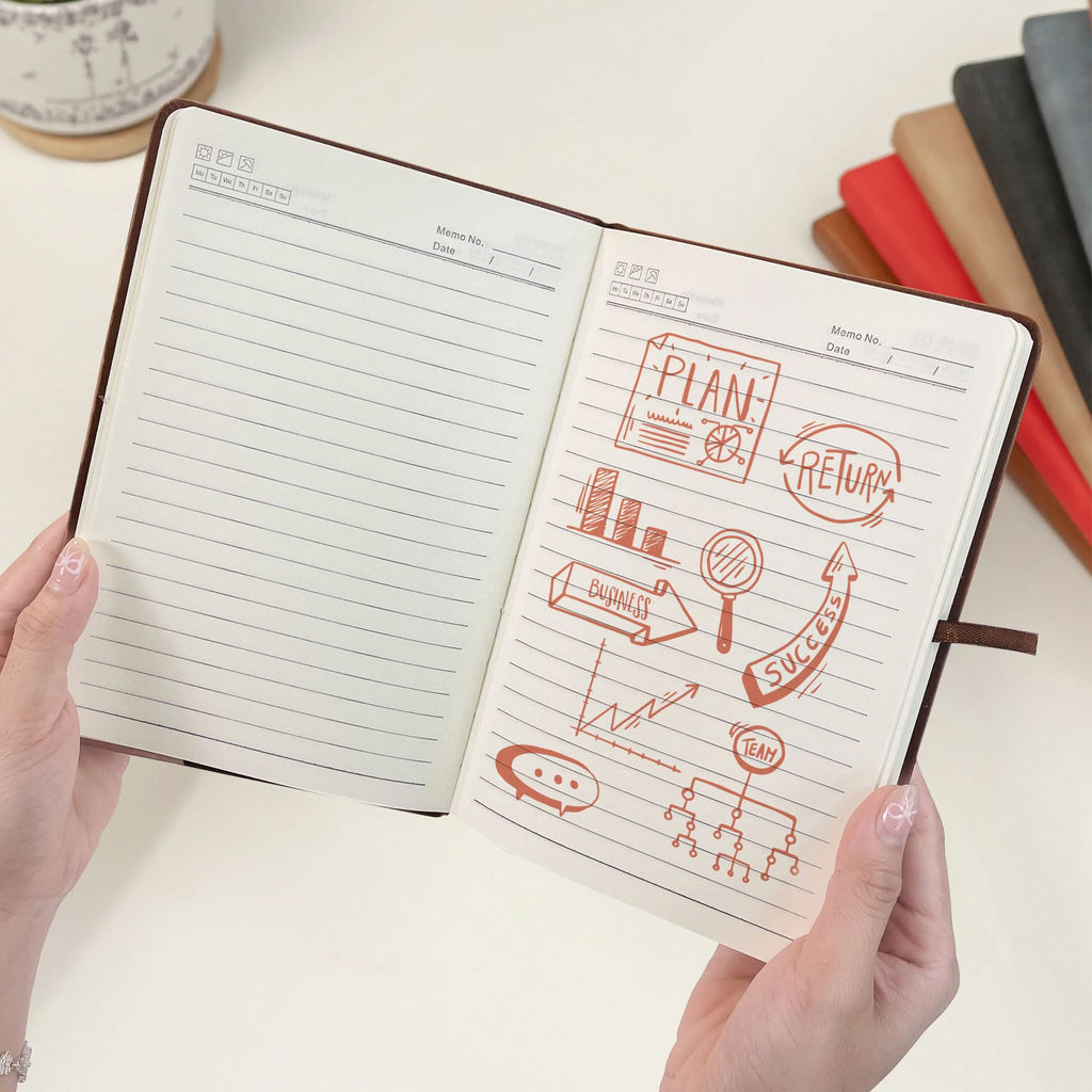 Funny Sarcastic Penguin Journal - Personalized Leather Journal