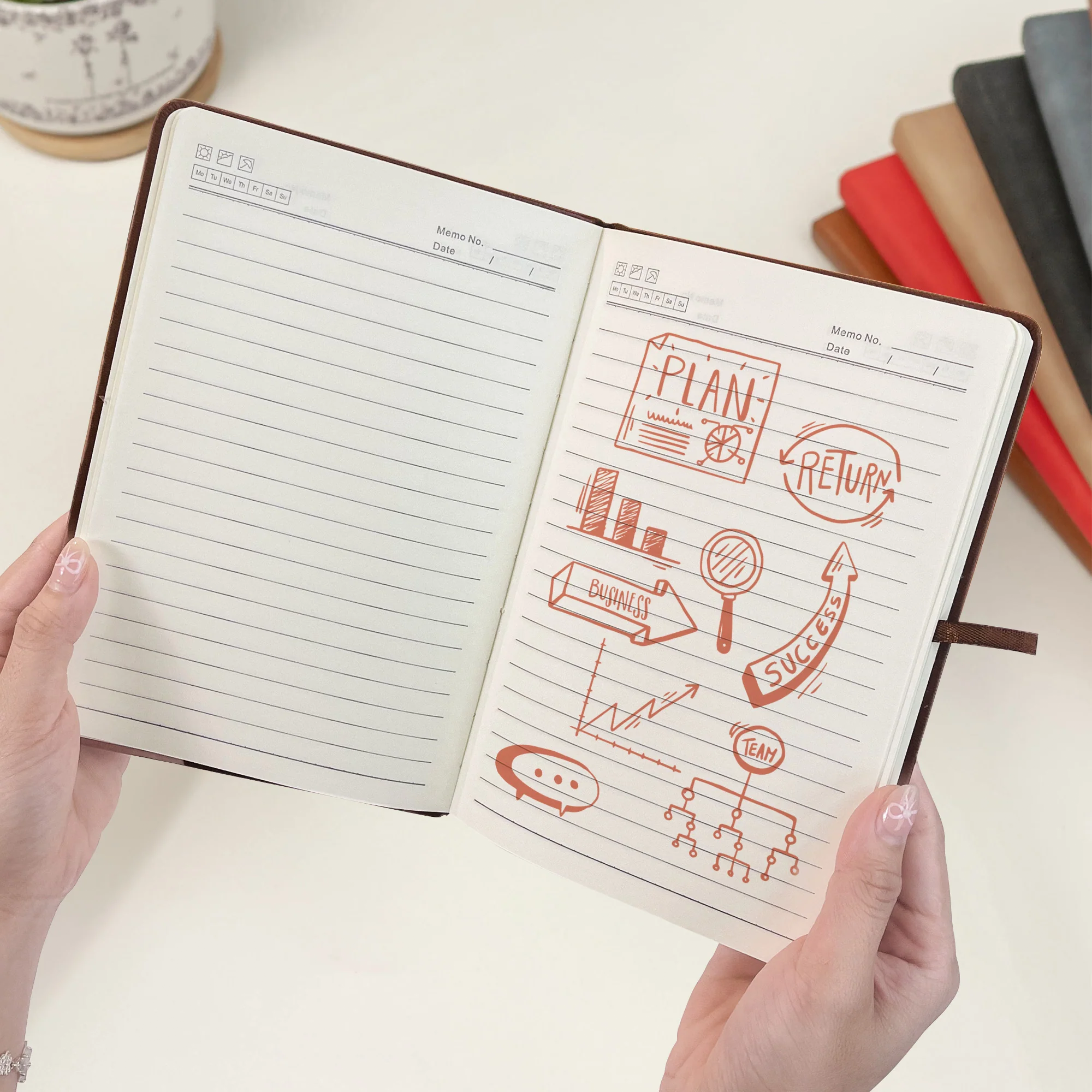 Funny Sarcastic Penguin Journal - Personalized Leather Journal