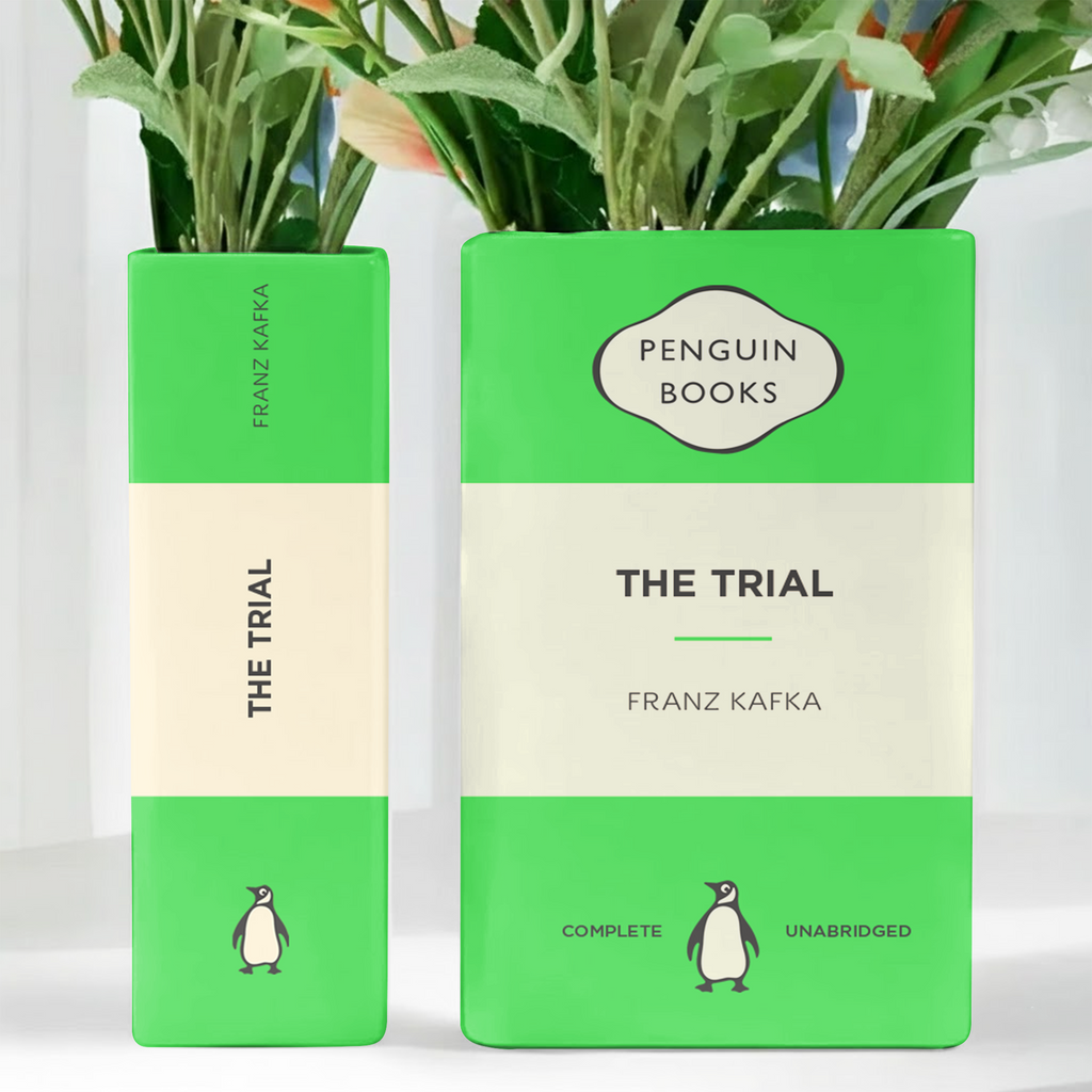 Custom Classic Penguin Book Vase